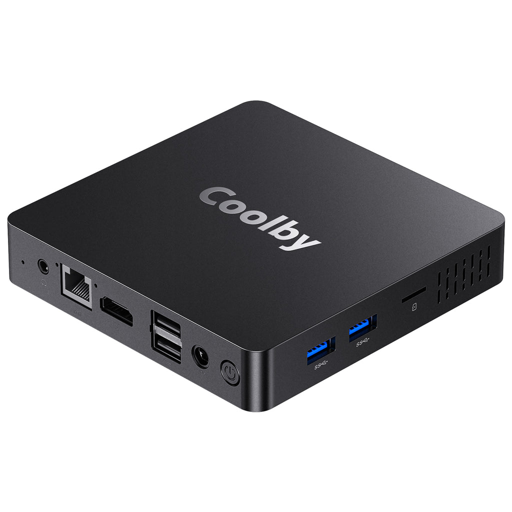 Coolby ミニ PC  Celeron N3350 miniPC 高速 6GB 64GB Windows10 4K@60Hz USB HDMI WIFI/Bluetooth 対応  M.2 スロット 1000Mbps LAN 静音性 小型デスクトップ ミニパソコン