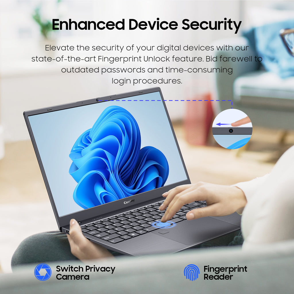 Fingerpront Reader Laptop Computer, 15.6 inch Windows 11 Laptop with 1 – Coolby Official Store Fingerpront Reader Laptop Computer, 15.6 inch Windows 11 Laptop with 1 – Coolby Official Store