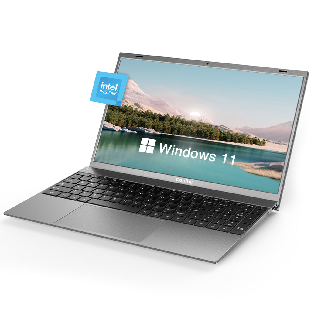 2023 Windows 11 Laptop, 15.6 inch 1920x1080 IPS Display, Coolby 8GB DDR4 RAM / 256GB SSD Laptop Computers, Intel J4125 Quad-Core Processor Notebook PC, Support 2.4G/5G Hz WiFi, BT, Full Size Keyboard